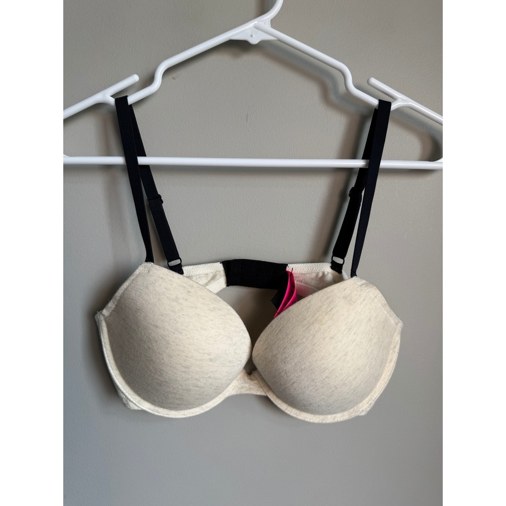 La Senza Womens Cream Marl T-Shirt Bra 36C Loungewear Basics Everyday